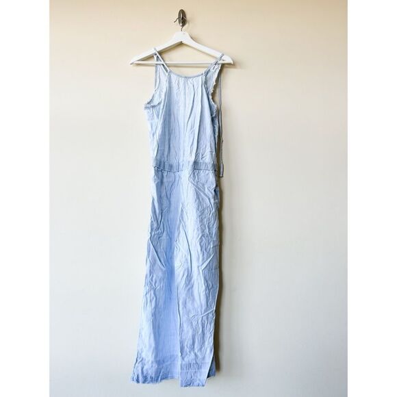 BELLA DAHL WIDE LEG JUMPSUIT IN BLUE - Picture 3 of 8